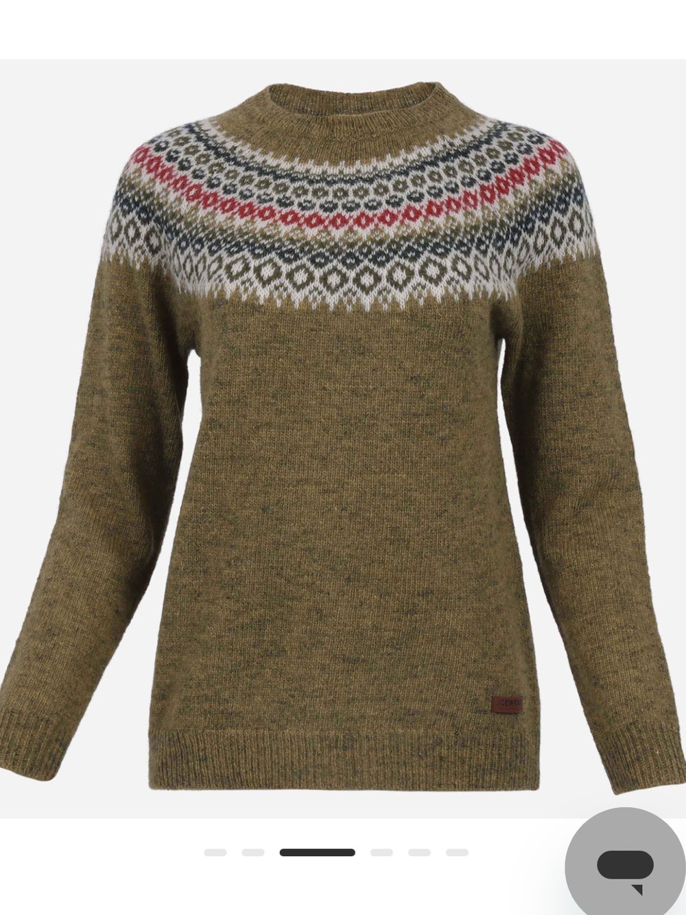 Icewear FAGRADALSFJALL
Women´s classic Icelandic wool sweater S NWT